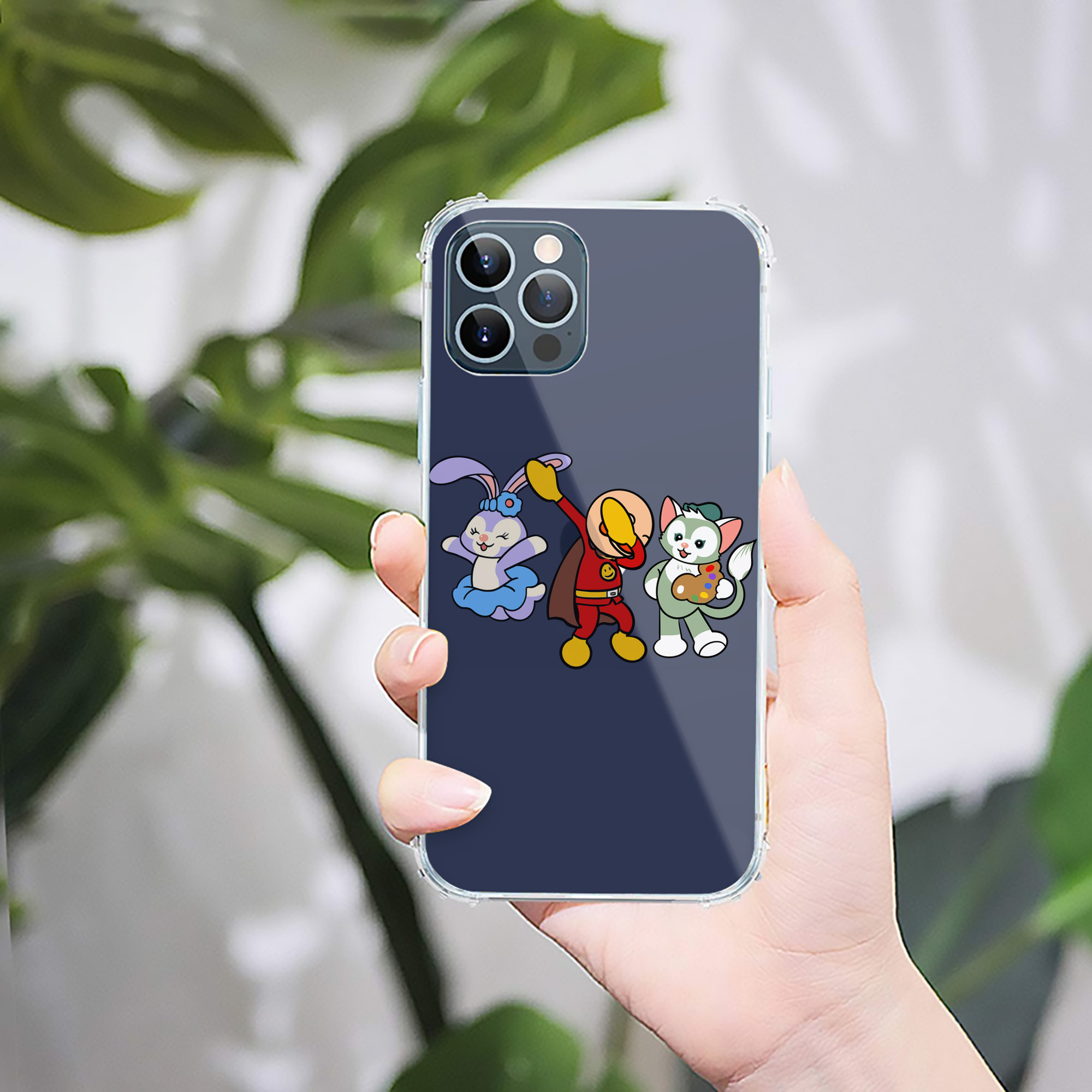 （画像用） アンパンマン Anpanman 【iPhone 12シリーズ対応】透明スマホケース（クリアソフトケース）